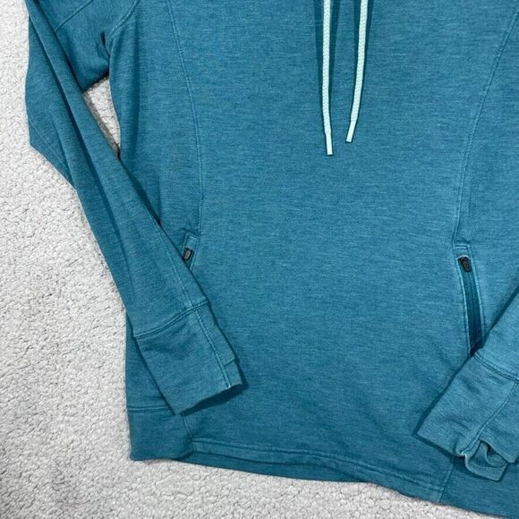 Under Armour Sweatshirt Womens Medium Green‎ Funnel Neck Loose Pullover Sweater - Picture 5 of 14